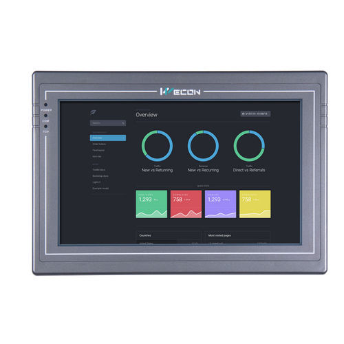 HMI mit Touchscreen - PI8102H series - Wecon Technology Co.Ltd - einbaufähig / 1024 x 600 / ARM Cortex-A8