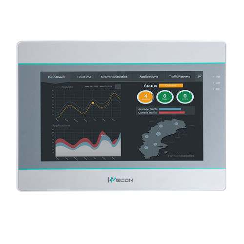 HMI mit Touchscreen - PI3102ie - Wecon Technology Co.Ltd - einbaufähig / 1024 x 600 / Cortex ARM
