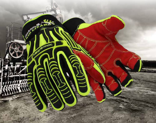 Arbeitshandschuh - Rig Lizard® 2021 - HexArmor - schwingungsdämpfend / ölbeständig / Nylon