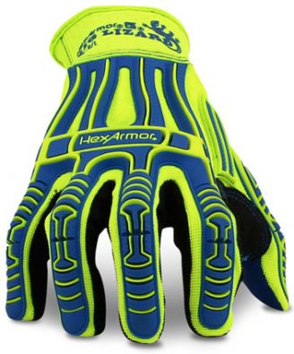 Handschuh für Materialumschlag - Rig Lizard® 2024 - HexArmor - schwingungsdämpfend / ölbeständig / Baumwolle