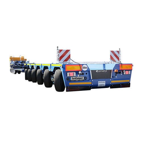 Plattform-Sattelauflieger - EuroCompact - SCHEUERLE Fahrzeugfabrik GmbH - Baustellen / für Windkraftanlage / Stein