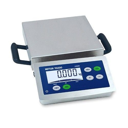 Plattformwaage - ICS226-QA15F-EU - METTLER TOLEDO - Kilogramm / mit LCD-Display / Edelstahl