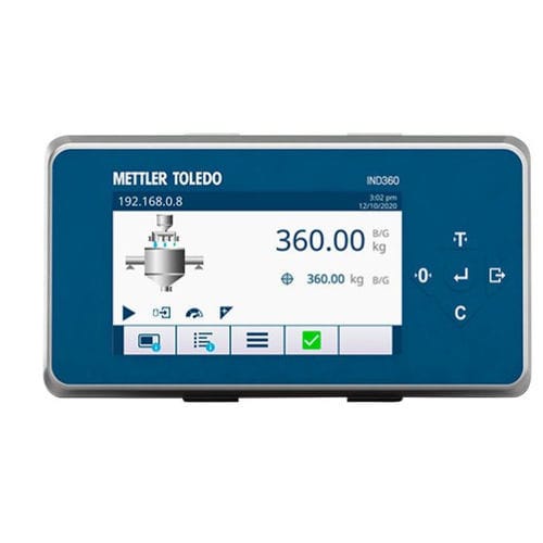 Waagenterminal mit LCD-Anzeige - IND360 - METTLER TOLEDO - einbaufähig / Fern / PC-basiert