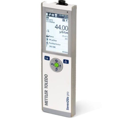 Tragbares Leitfähigkeitsmessgerät - Seven2Go Series - METTLER TOLEDO - wasserdicht / mit LCD-Display / Labor