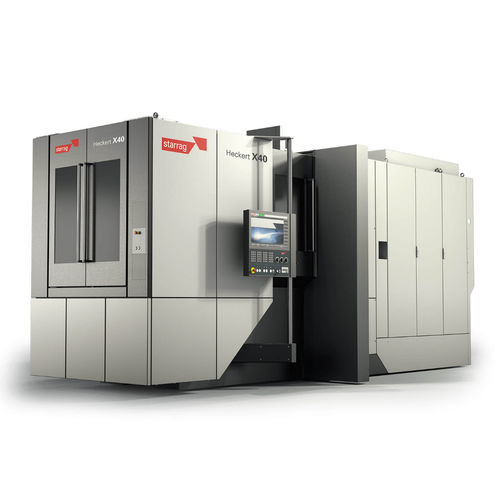 CNC-Bearbeitungszentrum / 5-Achs - Heckert X series - Starrag - horizontal / HSK A-63 / HSK-A 100