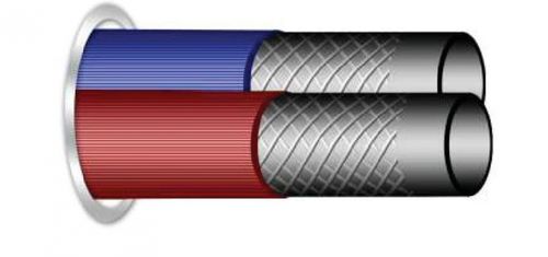 Wasserschlauch - TECHNI TWIN 91 - TECHNIFLEX HOSE INDUSTRY - für Chemikalien / für Luft / Polyester