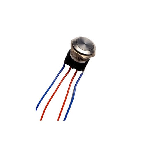 Isolierter Drucktaster - FD-500-005 - FDI MATELEC - Edelstahl / für Schalttafeleinbau