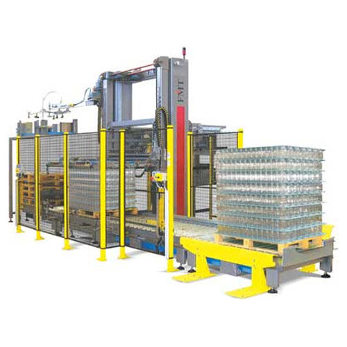 Bodenlade-Palettierer - GEMINI - FMT - für Flaschen / Kisten / automatisch
