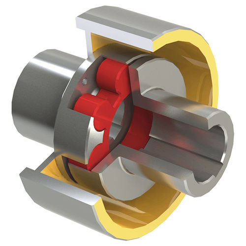 Elastische Kupplung - MLL4-13 - ZHENJIANG SUODA COUPLING CO.,LTD. - mit Bremsrad / Pin und Buchse