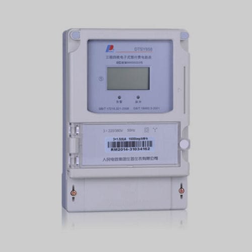 Drehstromzähler - DSSY858/DTSY858 three-phase energy meter - PEOPLE ELE. APPLIANCE GROUP CO., LTD. - wandmontiert / RS-485 / mit LCD-Display