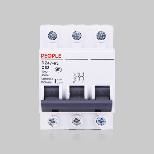 Unterspannungsschutzschalter - DZ47-63 Series - PEOPLE ELE. APPLIANCE GROUP CO., LTD. - AC / 3-polig / zweipolig