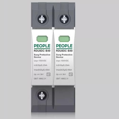 Überspannungsableiter für Elektroinstallation - RDU8DC - PEOPLE ELE. APPLIANCE GROUP CO., LTD. - für Telekom-Anwendungen / für Stromversorgung / für Photovoltaikanlage