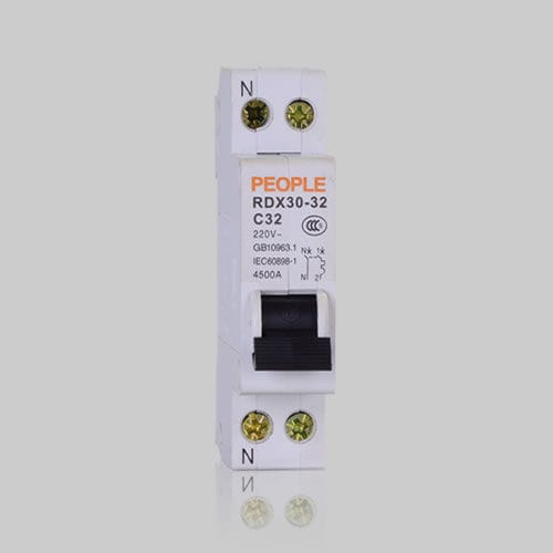 AC-Schutzschalter - RDX30-32 Series - PEOPLE ELE. APPLIANCE GROUP CO., LTD. - Kurzschluss / für Verteilung / Miniatur