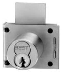 Riegelschloss - L series - BEST Access systems - für Tür / Messing