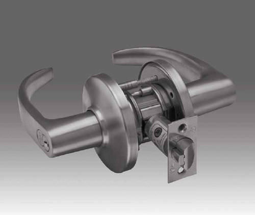 Schwenkgriff - 9K series - BEST Access systems - für Tür mit Schloss / Nickel / L