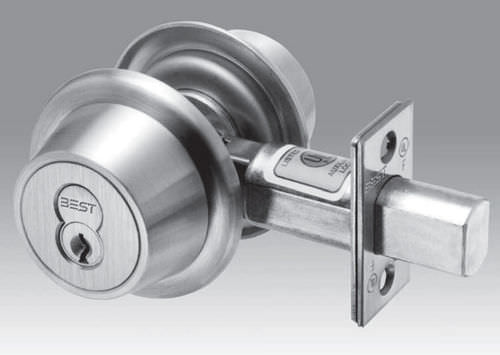 Riegelschloss - T series - BEST Access systems - Einbau / Messing