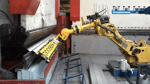 Roboterzelle zum Entladen - TECAUMA - zum Laden / für Biegeprozesse / für Abkantpressen