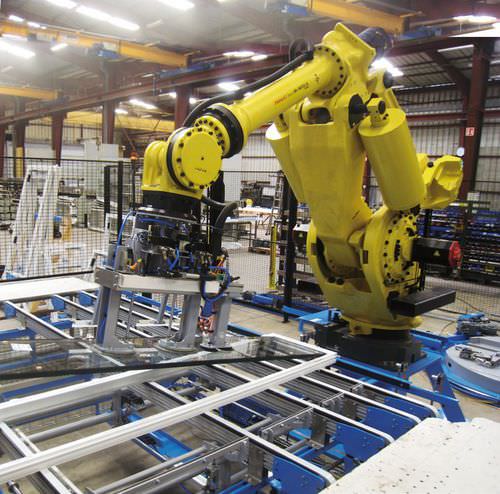 Roboterzelle für Materialumschlag - TECAUMA - für Einbau / für Glasscheiben