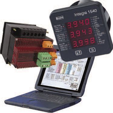 Einphasiger Spannungsmessumformer - Integra 1560 - Crompton Instruments - dreiphasig / DIN-Schiene