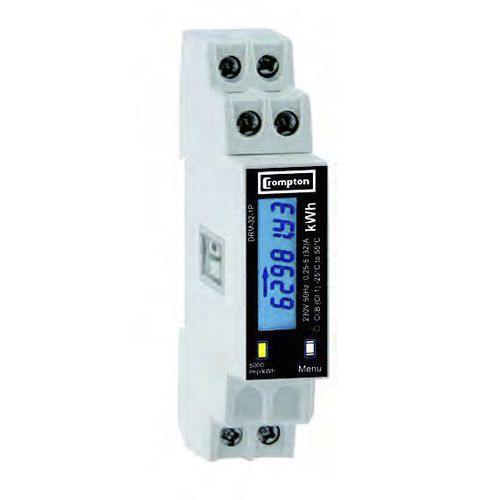 Einphasiger elektrischer Energiezähler - DRM-32-1P - Crompton Instruments - für DIN-Schiene / Modbus / für Wohnhaus