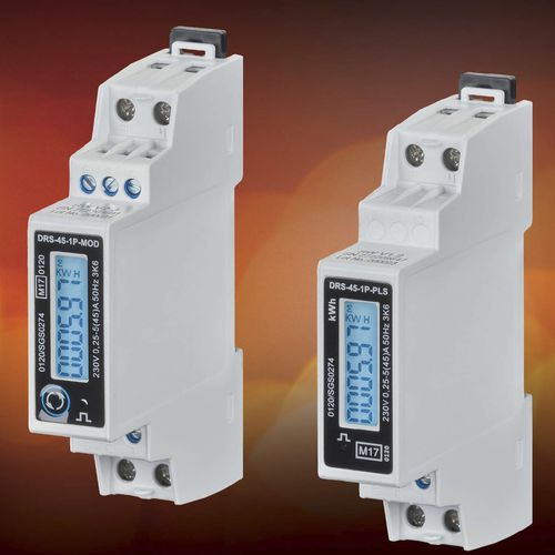 Einphasiger elektrischer Energiezähler - DRS-45-1P - Crompton Instruments - für DIN-Schiene / mit LCD-Display / Modbus
