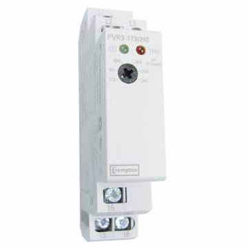 Phasenfolge-Schutzrelais - PVR series - Crompton Instruments - für Phasenverlust / einphasig / für DIN-Schiene