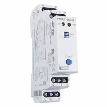 Temperaturschutzrelais - PMM/T series - Crompton Instruments - für Elektromotor / für DIN-Schiene