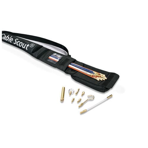 Glasfaser-Kabeleinziehgerät - CS-SD-PVC-BK - HellermannTyton