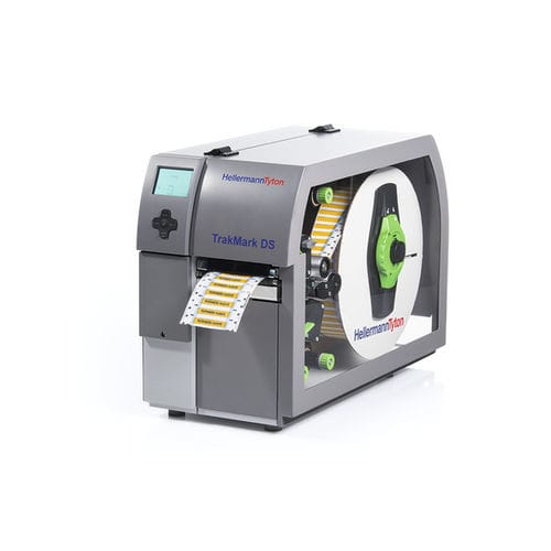 Thermotransfer-Etikettendrucker - TrakMark DS-PL-GY - HellermannTyton