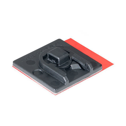 Selbstklebender Kabelbandhalter - SMB4APT-A-PA66HS/A-BK - HellermannTyton - Polyamid