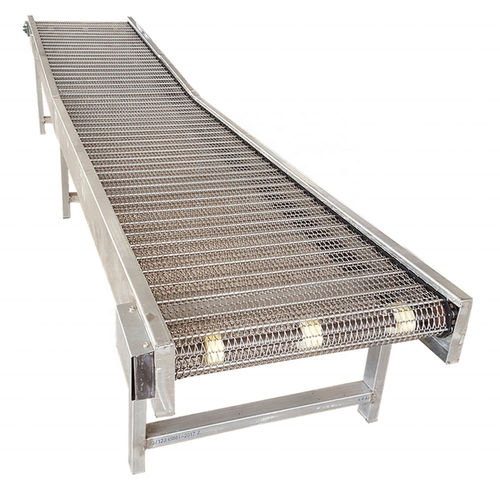 Stahlbandförderer - Shanghai Kingrun Machinery Equipment CO., LTD - horizontal / gebogen / gerade