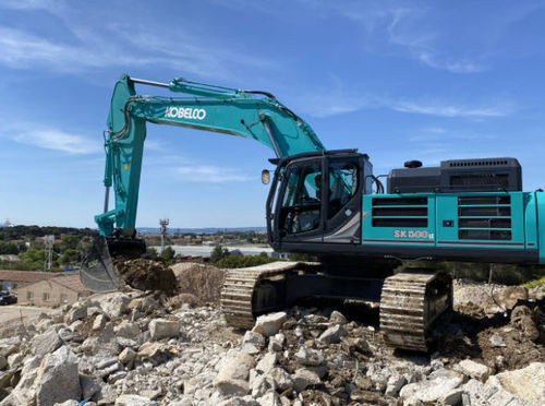 Großformatiger Bagger - SK530LC-11 - Kobelco Construction Machinery Europe B.V. - auf Raupen / Diesel
