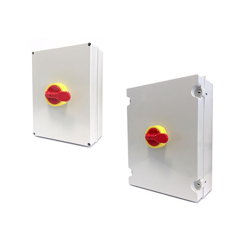 Wandmontiertes Elektrogehäuse - Apparecchi completi in cassetta termoplastica - Serie SQN - Giovenzana International B.V. - Thermoplast / Industrie / mit Verriegelung