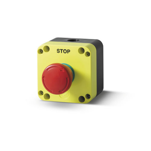 Pilzkopf-Drucktaster - PQ01RN4 - Stop d'emergenza ø40 twist to release - Giovenzana International B.V. - Notausschalter