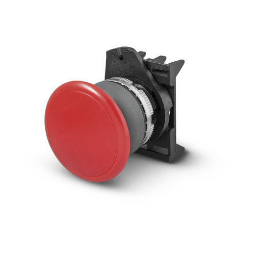 Pilzkopf-Drucktaster - PPFN1M4NGL - Fungo momentaneo ø40 IP67/IP69K - GREY LINE - Giovenzana International B.V. - Notausschalter / IP67 / IP69K