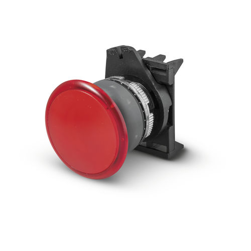 Pilzkopf-Drucktaster - PPFL1M4NGL - Fungo luminoso ø40 IP67/IP69K - GREY LINE - Giovenzana International B.V. - IP65