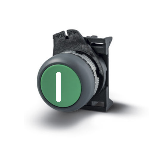 Tastender Drucktaster - PPRN2GL/I - Operatore ø22 IP67/IP69K - GREY LINE - Giovenzana International B.V. - Unterputz