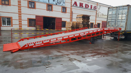 Laderampe für Bootsteg - NRW series - AV-EXIM - für Gabelstapler / für Lagerhallen / für Nutzfahrzeuge