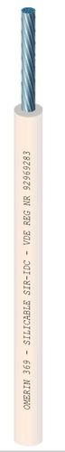 Isolierte Einzelader-Leitung - SILICABLE® SIR-IDC - OMERIN - Kupfer / Silikon / Einzelstrang