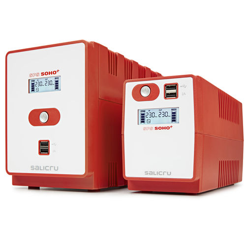USV / Interaktive Line - SPS SOHO+ - SALICRU - einphasig / mit LCD-Display / mit integrierter Batterie