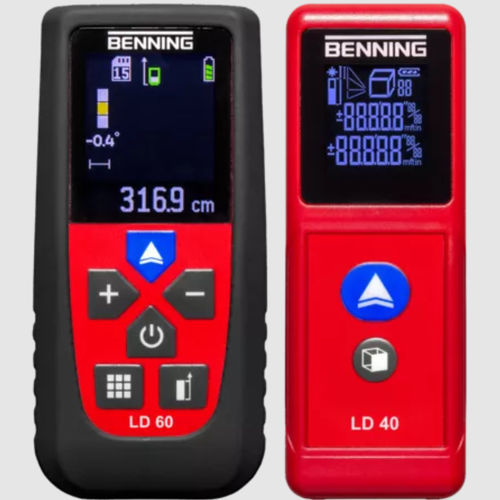 Laser-Entfernungsmesser - LD 40 - Benning - tragbar / digital / mit kontinuierlicher Messung