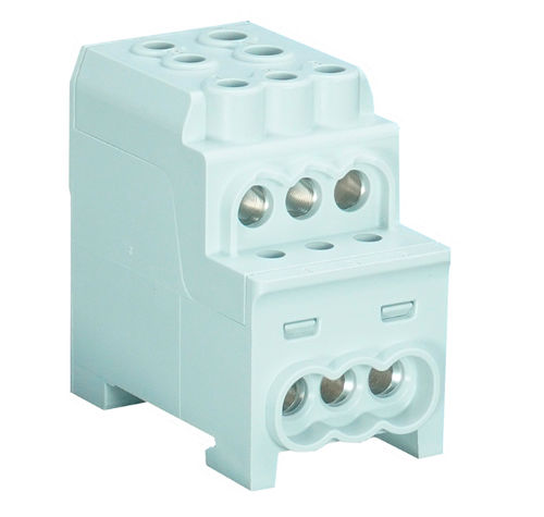 Verteilerblock auf DIN-Schiene - 41564 - DIGITAL ELECTRIC - Schraubanschluss / Hochstrom / mehrpolig