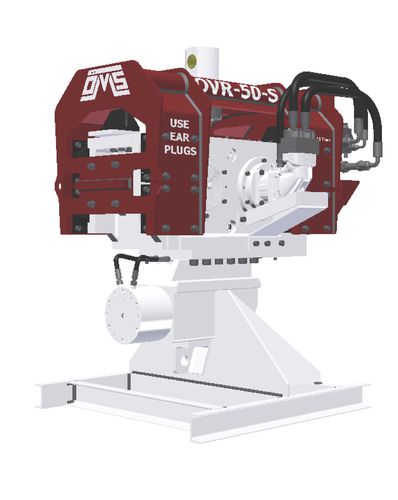 Hydraulische Pfahlramme - OVR 50 S - OMS Pile Driving Equipment GmbH. - Vibration / baggermontiert