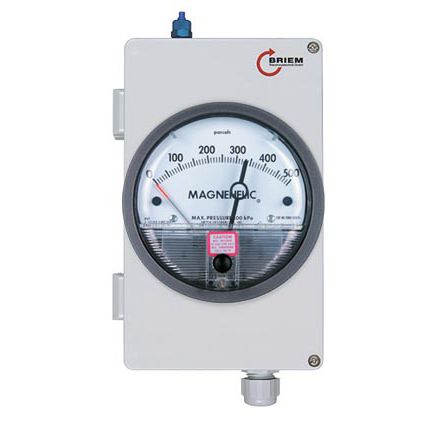 Differential-Manometer - MD201-MB - BRIEM Steuerungstechnik GmbH - analog / wandmontiert / mit Schaltkontakt