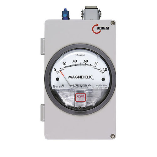Differential-Manometer - MD202 - BRIEM Steuerungstechnik GmbH - analog / wandmontiert / mit Schaltkontakt