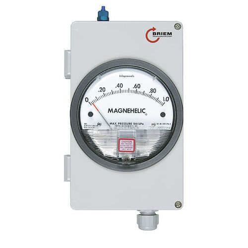 Differential-Manometer - GBA604 - BRIEM Steuerungstechnik GmbH - analog / wandmontiert / IP54