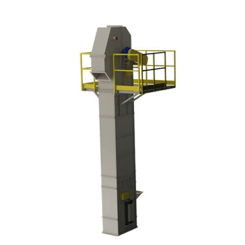 Becherwerk für Schwerlastanwendungen - ET series - GVF Impianti Srl - für Pulver