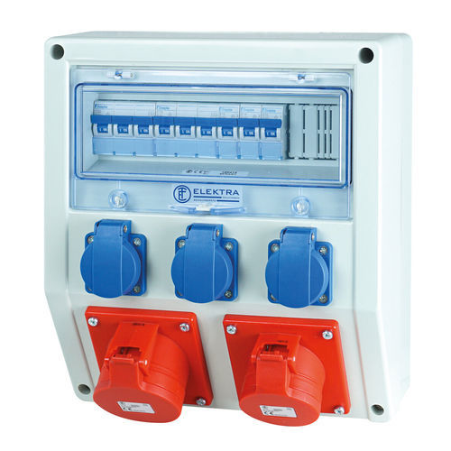 Elektrogehäuse mit Steckdosen - ESTK series - ELEKTRA TAILFINGEN Schaltgeräte GmbH & Co. KG - Verteilung / voll ausgestattet / wandmontiert