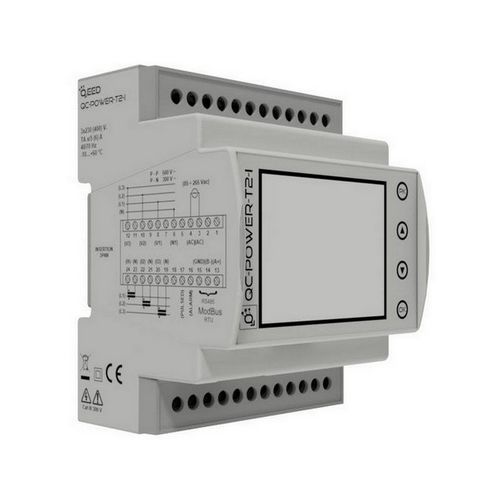 Drehstromzähler - QC-POWER-T2-I - qeed - 50 Hz / RS-485 / Modbus