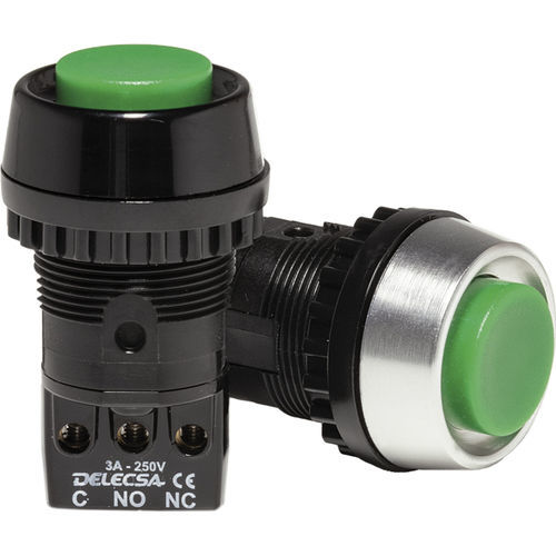 Federdruck-Drucktaster - D-4050 - DELECSA - feuchtebeständig / robust / IP65